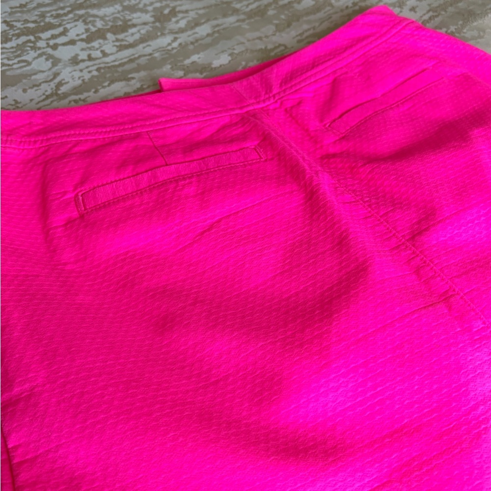 Lilly Pulitzer Neon Pink Scalloped Mini Skirt - Picture 7 of 7